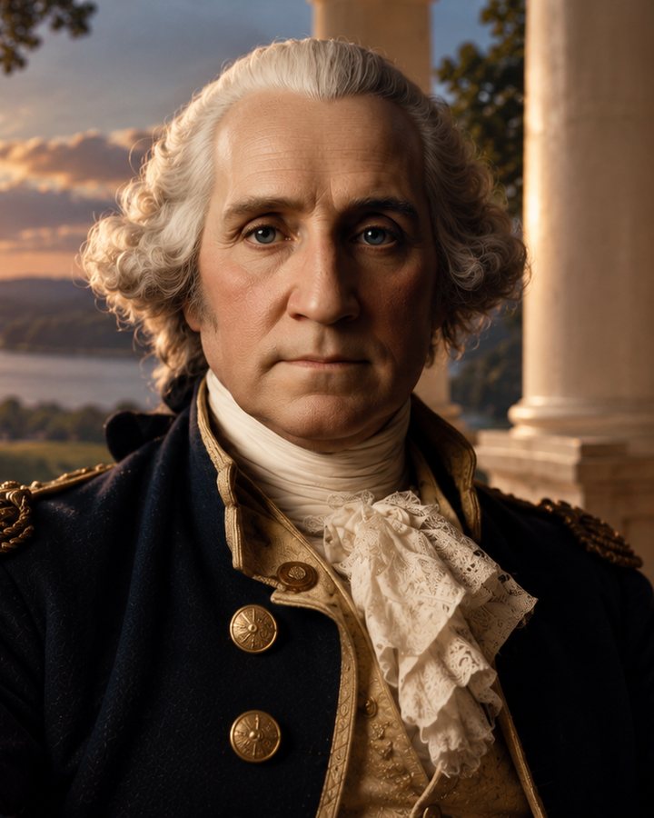 George Washington, a Pantheon of History Synth Human